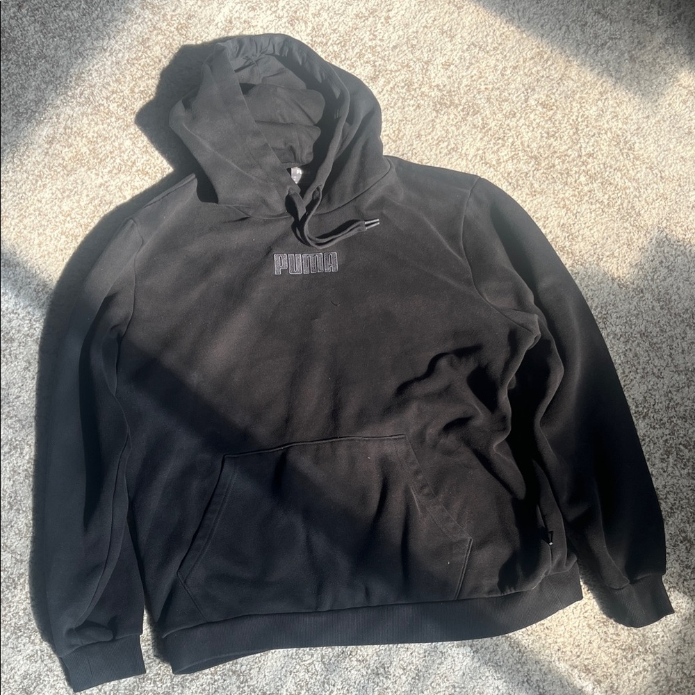 Puma Men's Classic Black Hoodie (XL)
